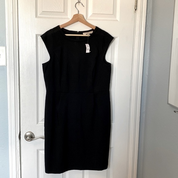 NWT- LOFT - black dress - size 14 - Picture 1 of 4
